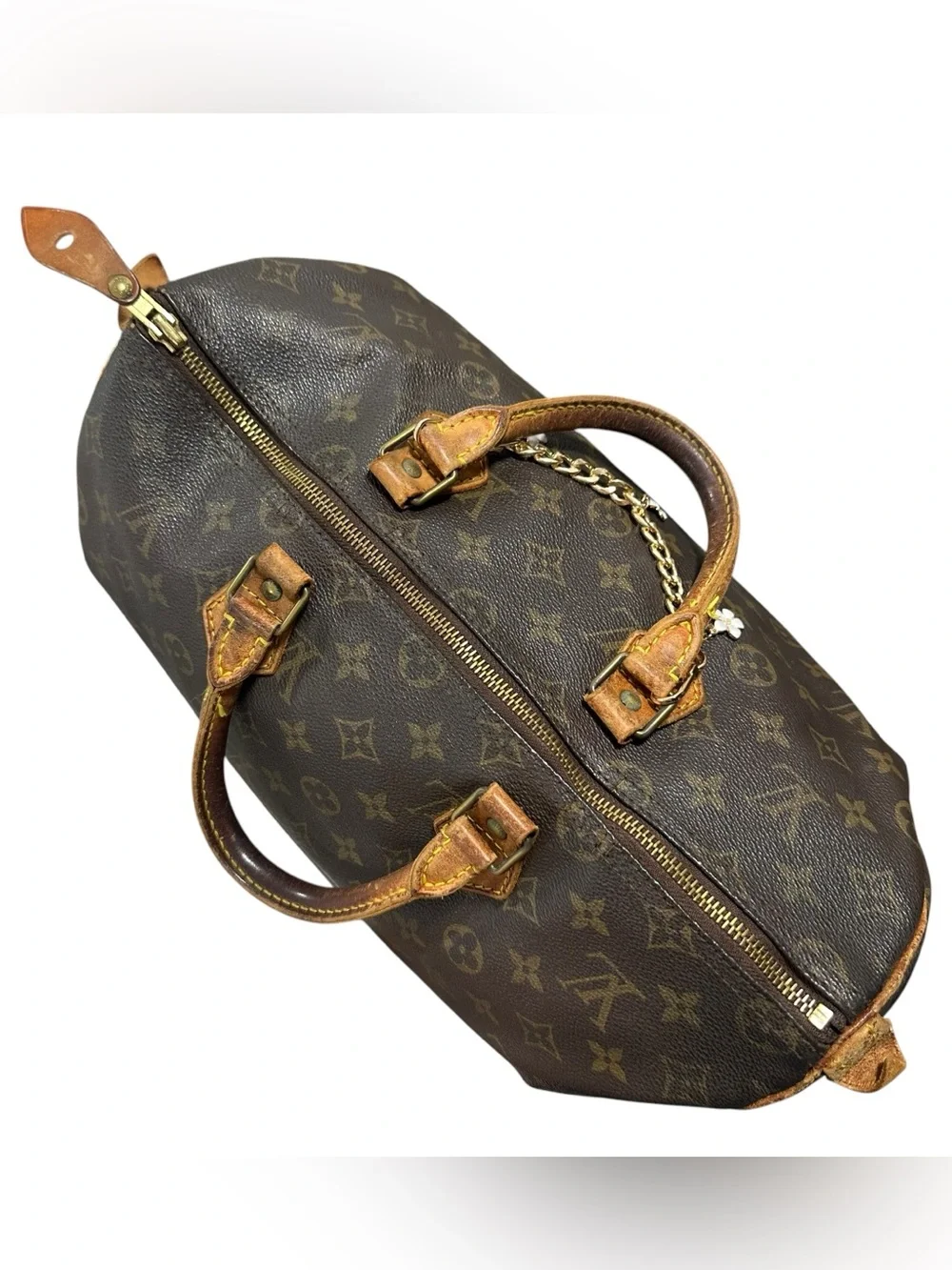 Louis Vuitton Monogram & Vachetta Leather Speedy 35